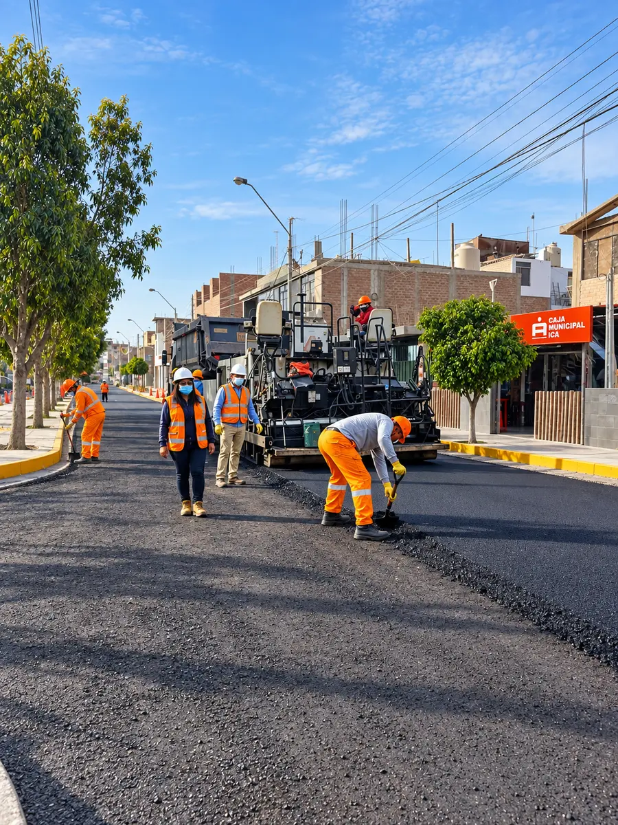 Obra INFRAESTRUCTURA VIAL: PISTAS Y VEREDAS
